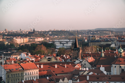 Panorama View of City Prague