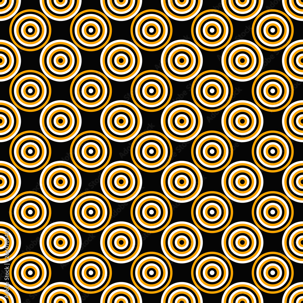 Seamless abstract circle pattern background - graphic design