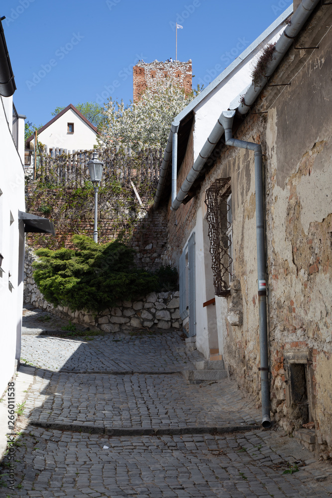 Historical picturesque streets of Mikulov