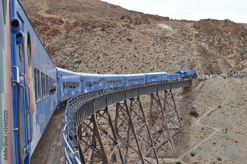 Konstfotografi Train to the clouds in Salta Province, Argentina
