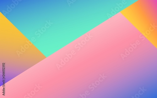 Triangle multicolour background. Rainbow triangle illustration digital background. Abstract triangle gradient background multicolor with triangle form texture.  Yellow  pink  red  purple color shape