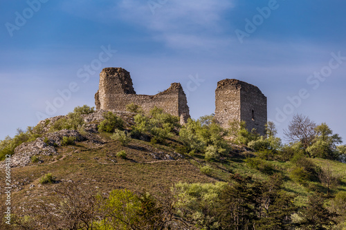 Castle ruins on a hill