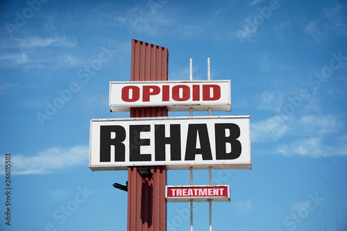 opioid rehab treatment sign