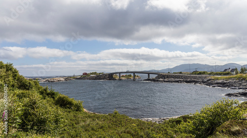Wallpaper Mural Bridge of Atlantic Ocean Road and landscape of norwegian Coast Torontodigital.ca