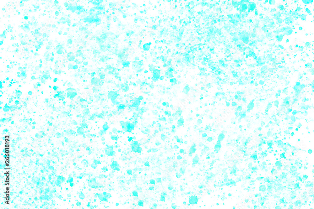 Digitally generated abstract green and blue pastel background