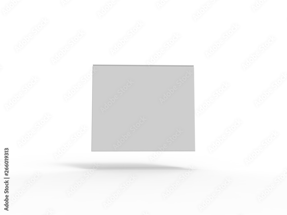 Graphic Book isolated on white 3d rendering Graphic Book isolated on white 3d rendering