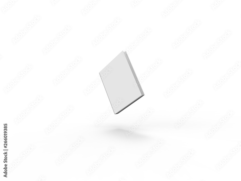 Graphic Book isolated on white 3d rendering Graphic Book isolated on white 3d rendering