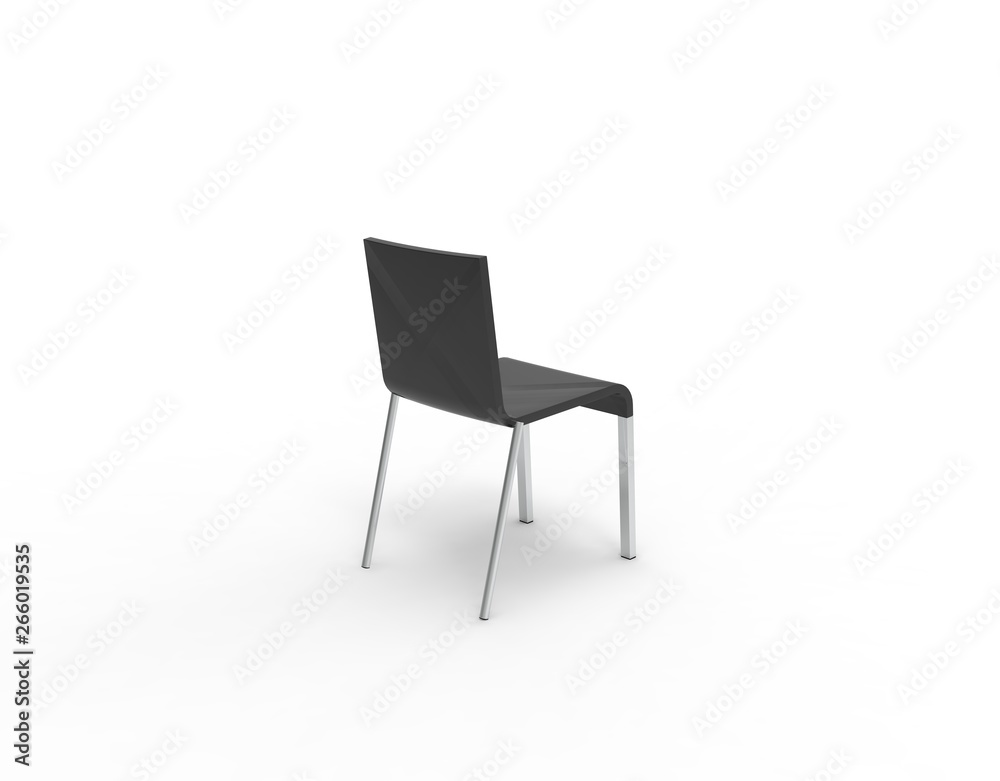 chair isolated on white 3D Rendering chair isolated on white 3D Rendering