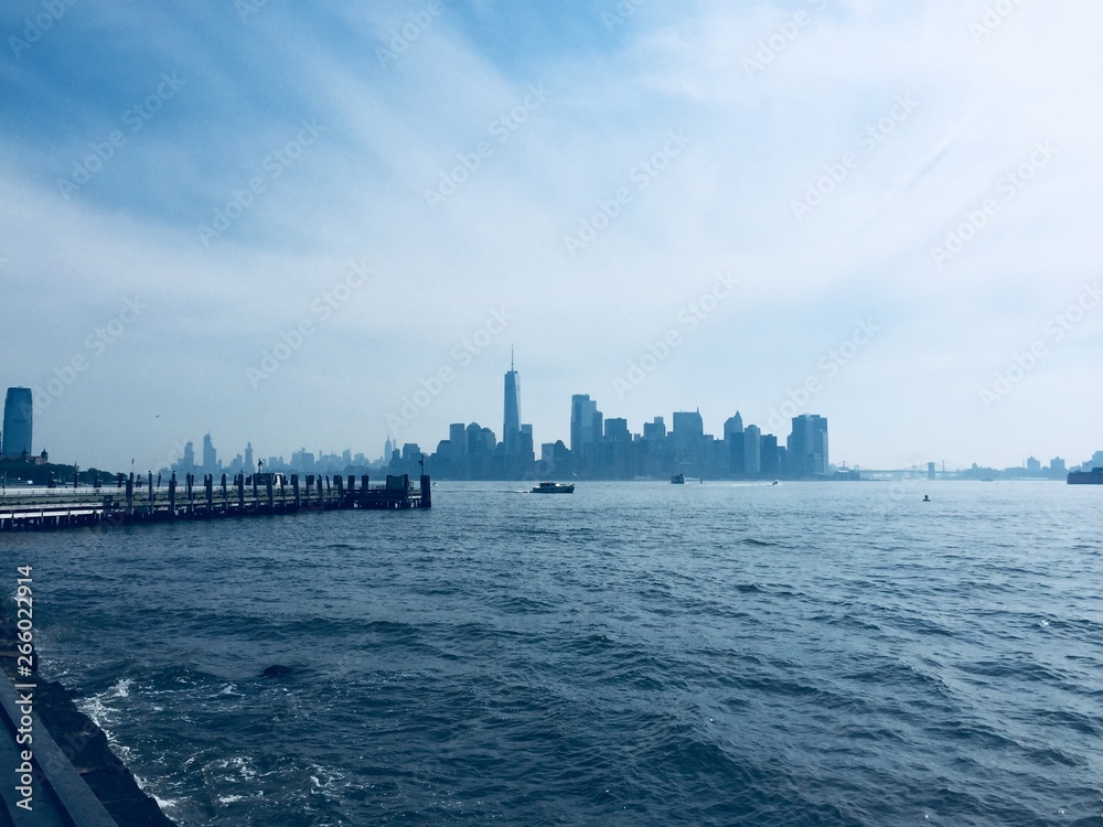 New York Skyline - View from Ellis Island New York Skyline - View from Ellis Island