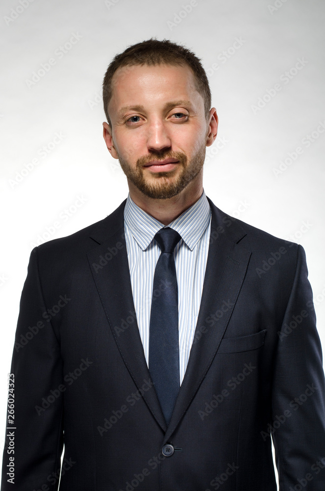 Portrait of confident business man isolated over white background Portrait of confident business man isolated over white background