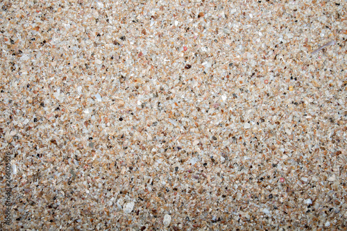 Closed up sand stones gravel texture pattern used for decoration background