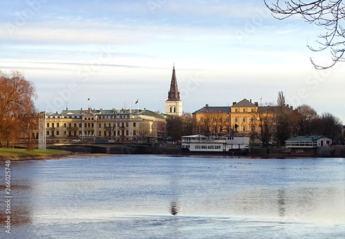 Panoramic view of Karlstad, Sweden