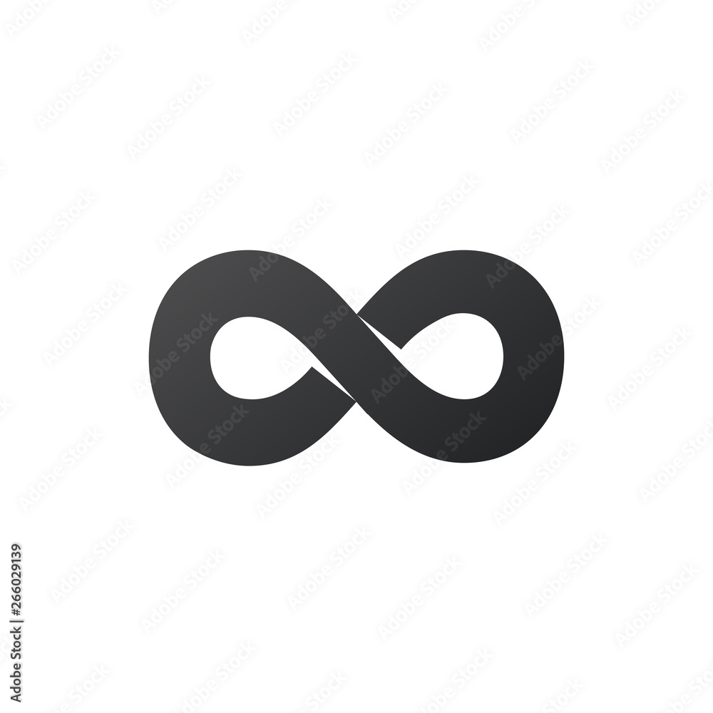 infinity symbol or sign, infinity icon, Limitless, unlimited concept. Vector illustration isolated on white background infinity symbol or sign, infinity icon, Limitless, unlimited concept. Vector illustration isolated on white background