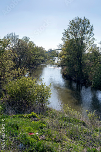 Hernad river in Hungary