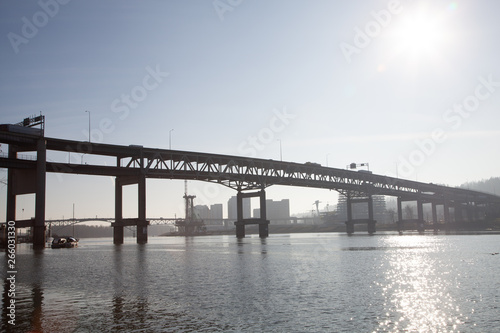 bridge going over river 