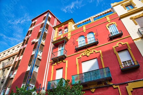 Cordoba streets on a sunny day in historic city center