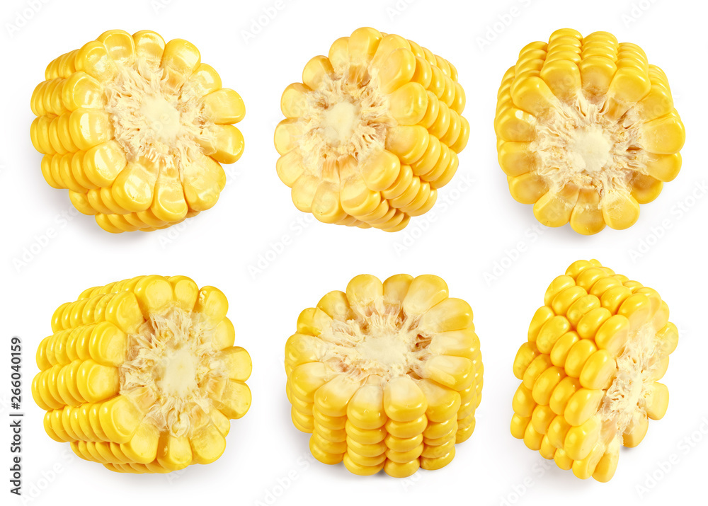 Corn isolated Clipping Path Corn isolated Clipping Path