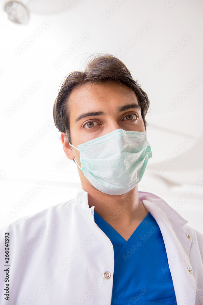 Concept of treating teeth at dentists Concept of treating teeth at dentists