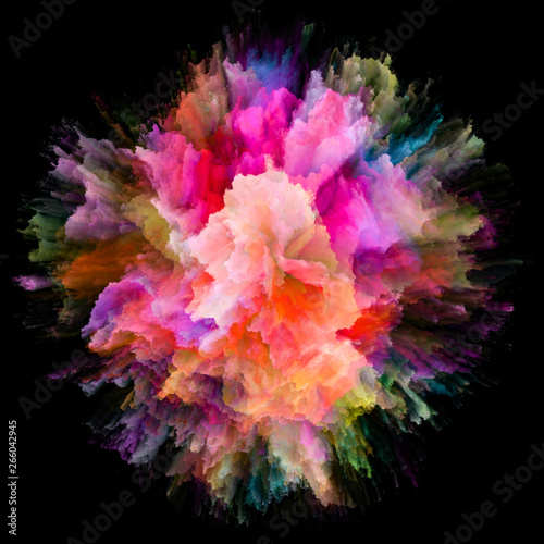Speed of Color Splash Explosion