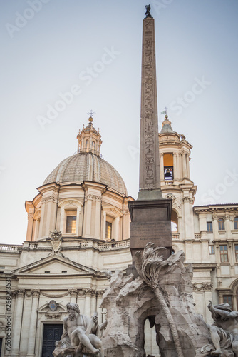 Fountain of the Four Rivers in Rome © TheParisPhotographer