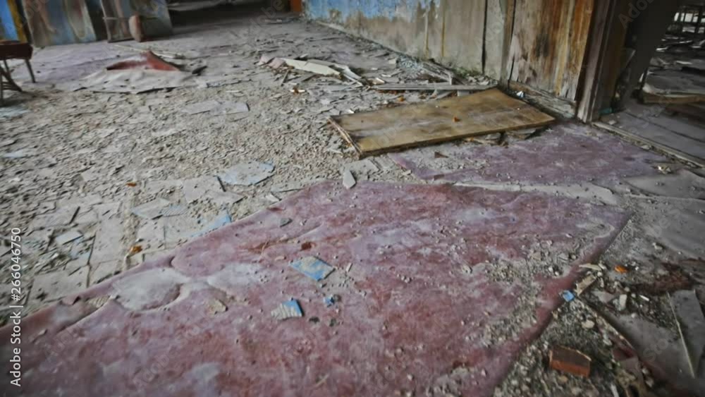 Abandoned Classroom in School number 5 of Pripyat, Chernobyl Exclusion Zone 2019