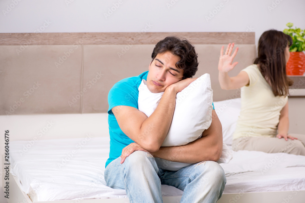 Young family having problems in relationships Young family having problems in relationships