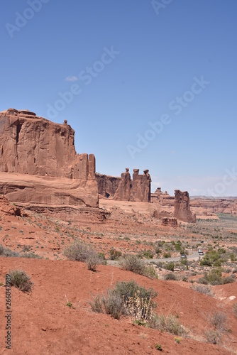 Arches National Park: 3-Sisters/Gossips.