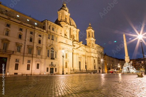 Navona Square in Rome, Italy.
