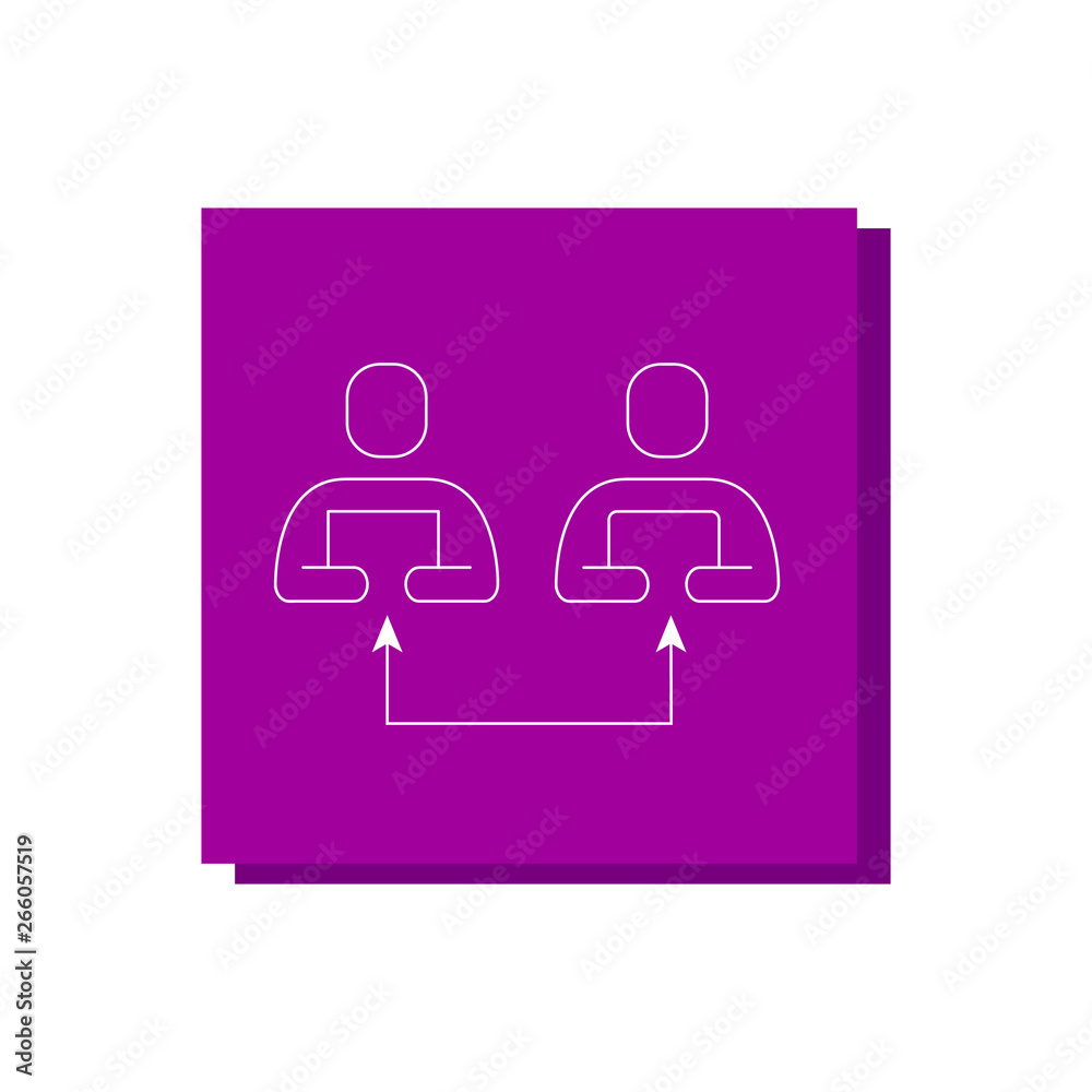 Business structure Vector Line Icon Business structure Vector Line Icon