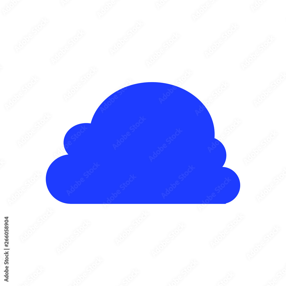 cloud blue icon cloud blue icon
