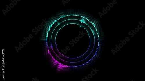 Music equalizer, for music party, 4k footage