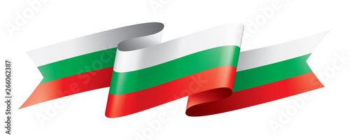 Bulgaria flag, vector illustration on a white background