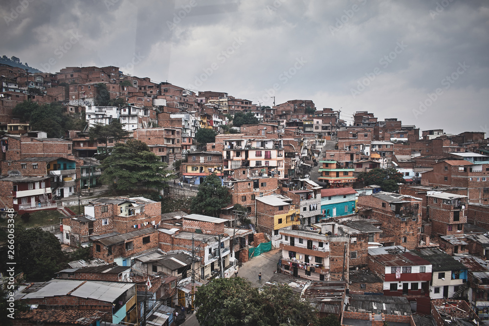 aerila view of a Favela
