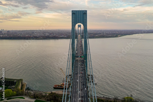 Verrazano Bridge at Sunset photo