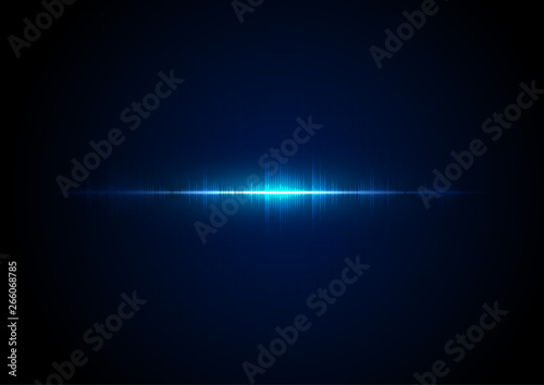 line soundwave abstract background