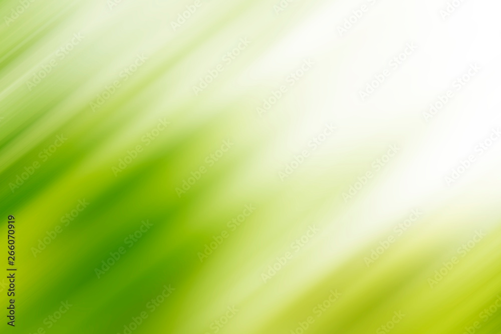 Abstract green motion blur background with bright light. Nature fresh background. - obrazy, fototapety, plakaty 