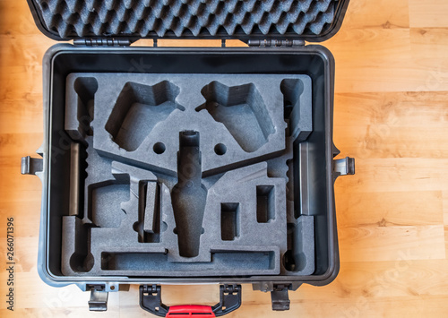 Slika na platnu Generic hardcase with foam inlay for technical equipement like cameras and drone