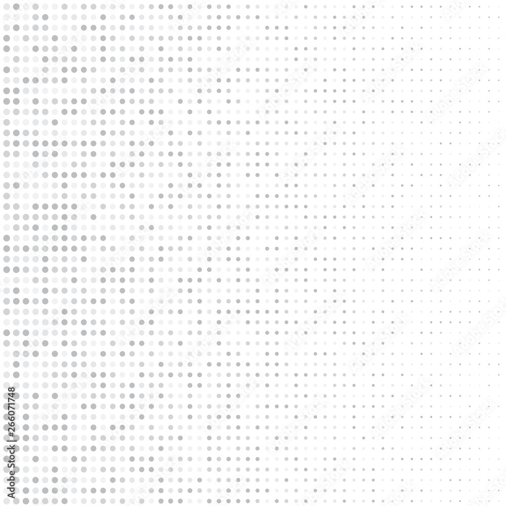 Neutral halftone background with fading dots Neutral halftone background with fading dots