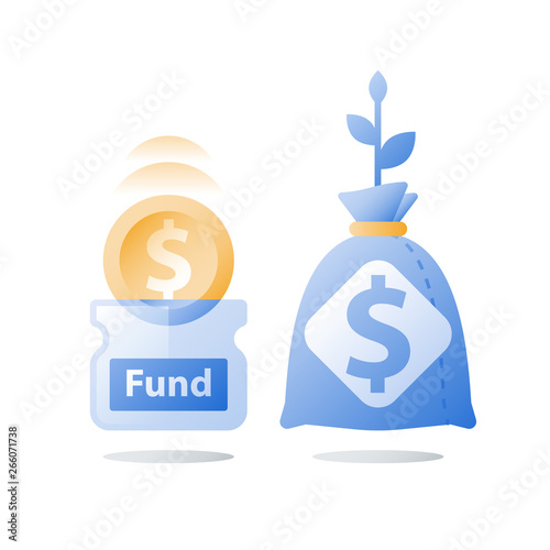 Income growth, invest fund, revenue increase, return on investment, long term wealth management, more money, high interest