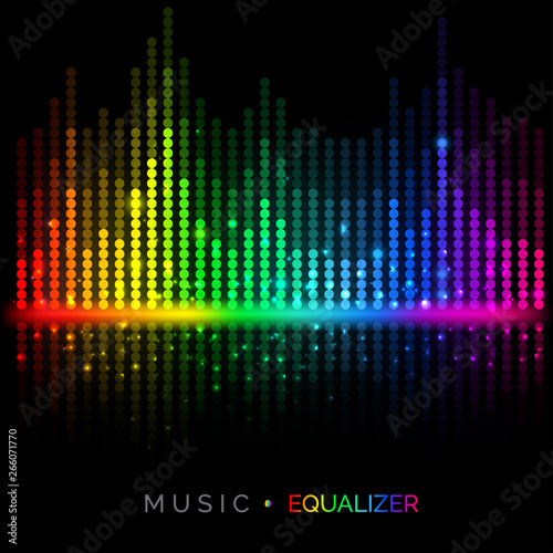 Music equalizer background