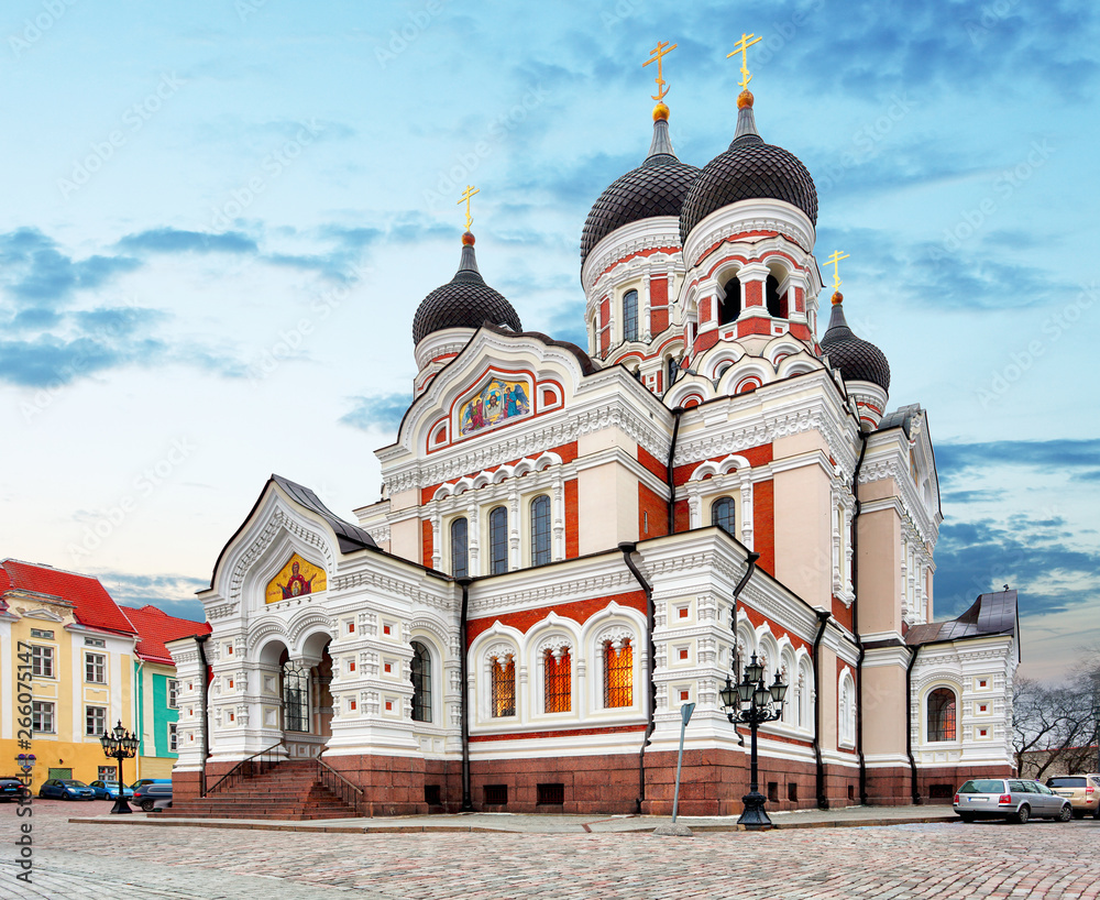 Alexander Nevsky Cathedral in the Tallinn Old Town, Estonia