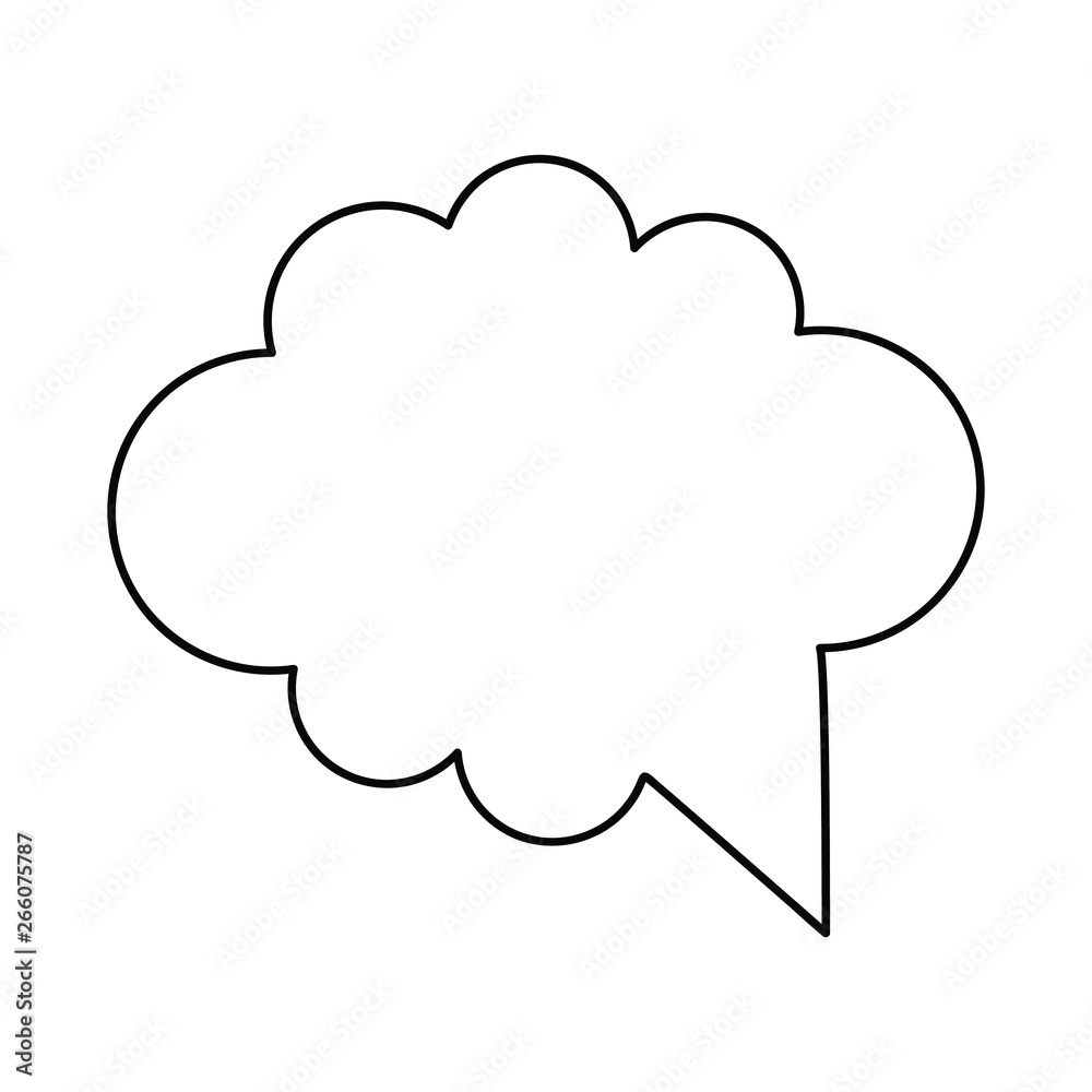 Speech bubbles Icon vector