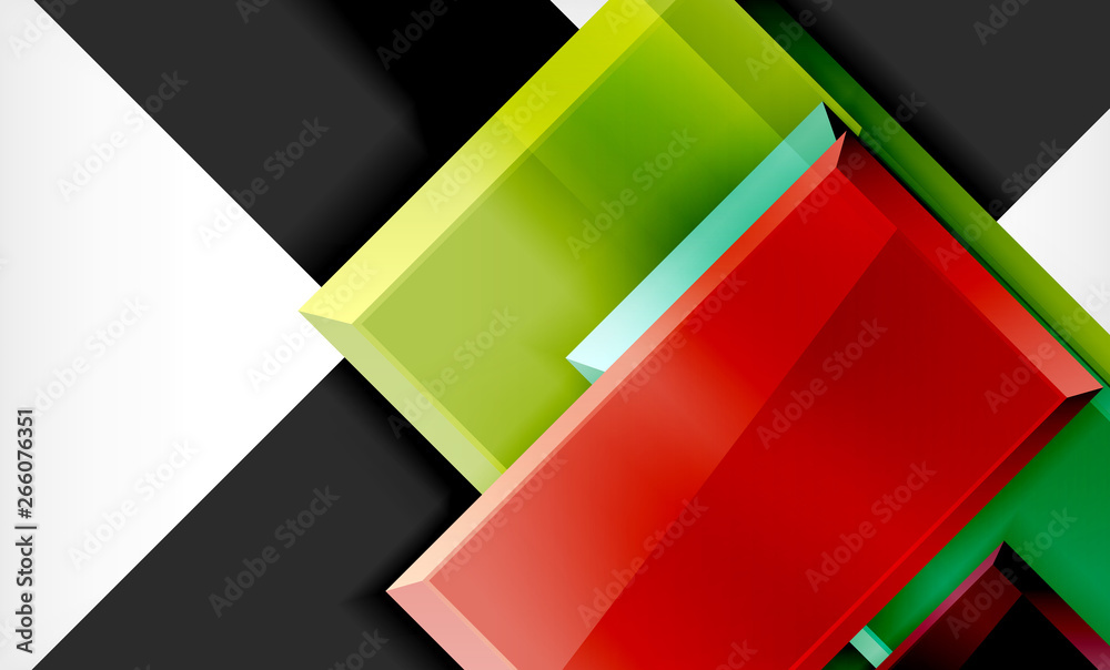 Colorful square and rectangle blocks background Colorful square and rectangle blocks background