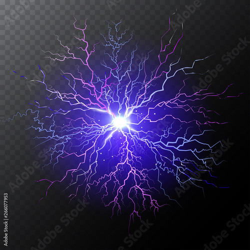 Purple lightning bolt