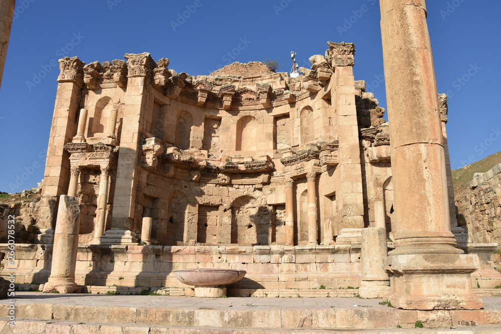 Cathedral Apse Wide View, Jerash Archaeological Park, Jordan