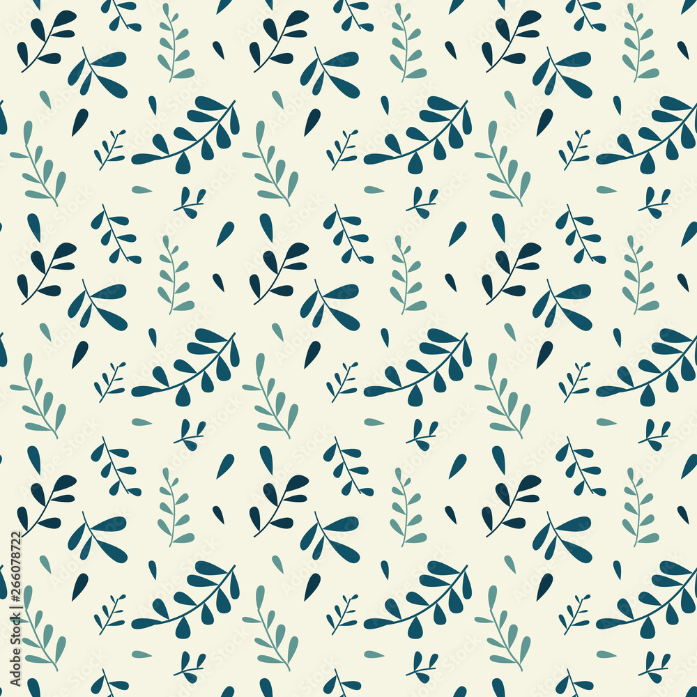A seamless vector leaf pattern A seamless vector leaf pattern