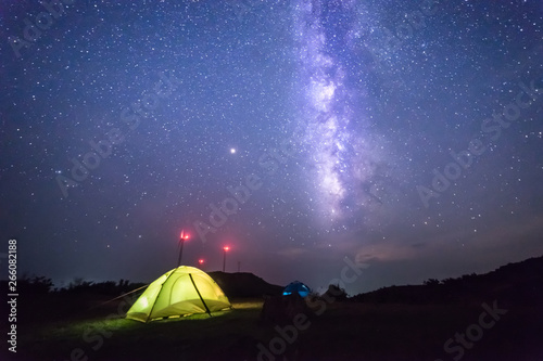 Starry night view 