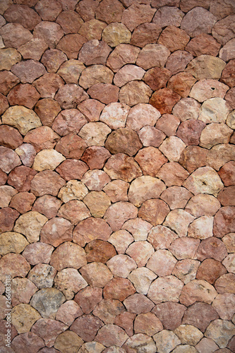 Scale stone wall backdrop