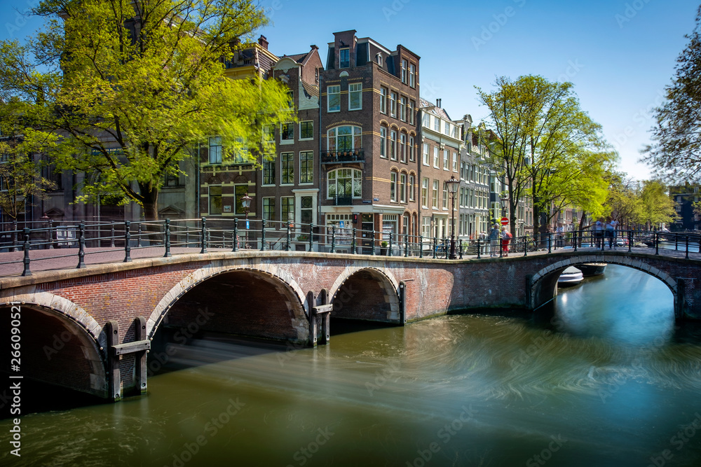 Bridges over the canals of Amsterdam