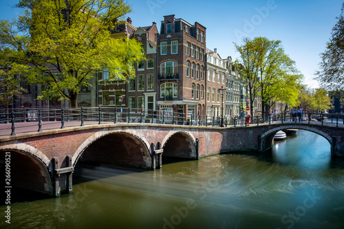 Bridges over the canals of Amsterdam